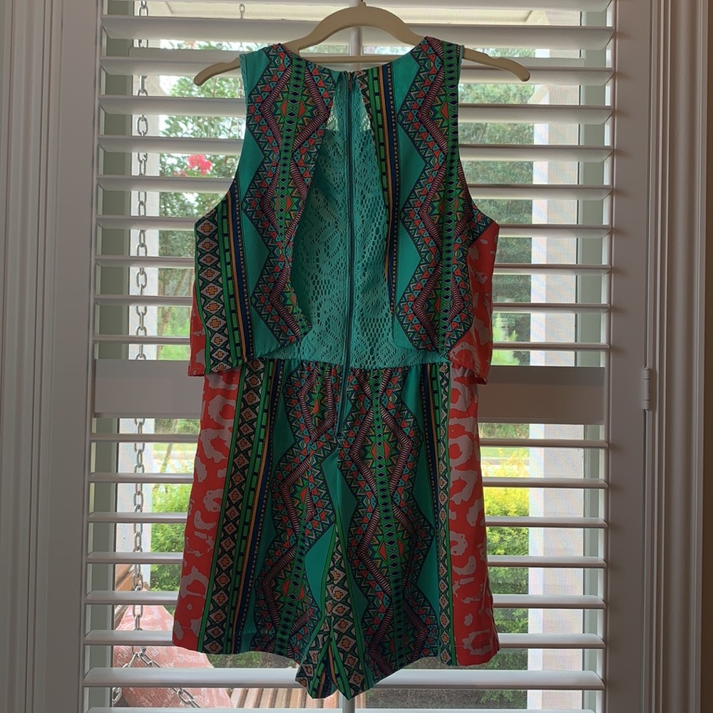 Aztec print romper - Picture 3 of 3